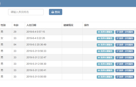 Java学员作品-养老信息管理系统