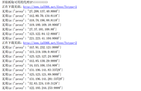 Python学员作品-代理IP池