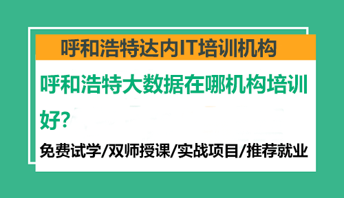 呼和浩特大数据在哪机构培训好？