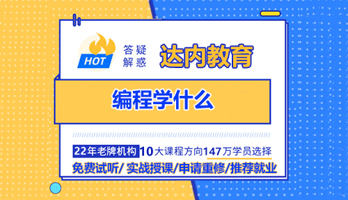 编程学什么？